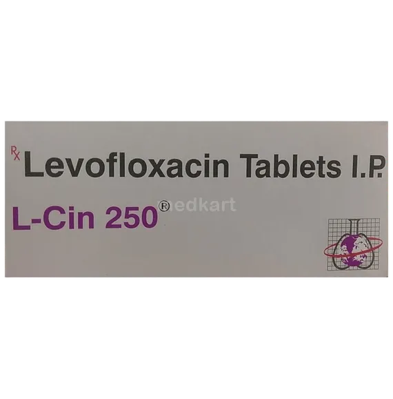 l cin 250mg tablet 10's